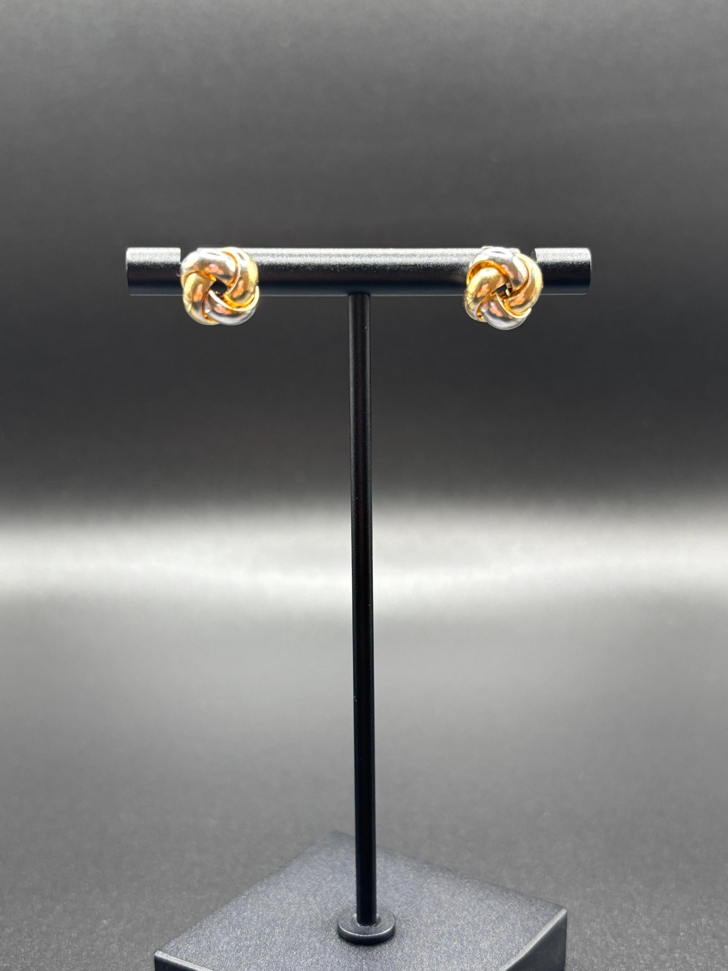 Pendientes knot two tone
